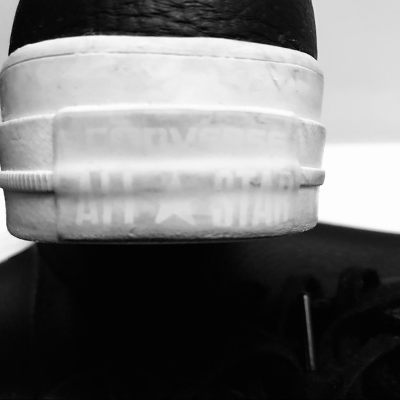 Converse Prime Hi Top Black Leather Sneakers - Picture 15 of 15